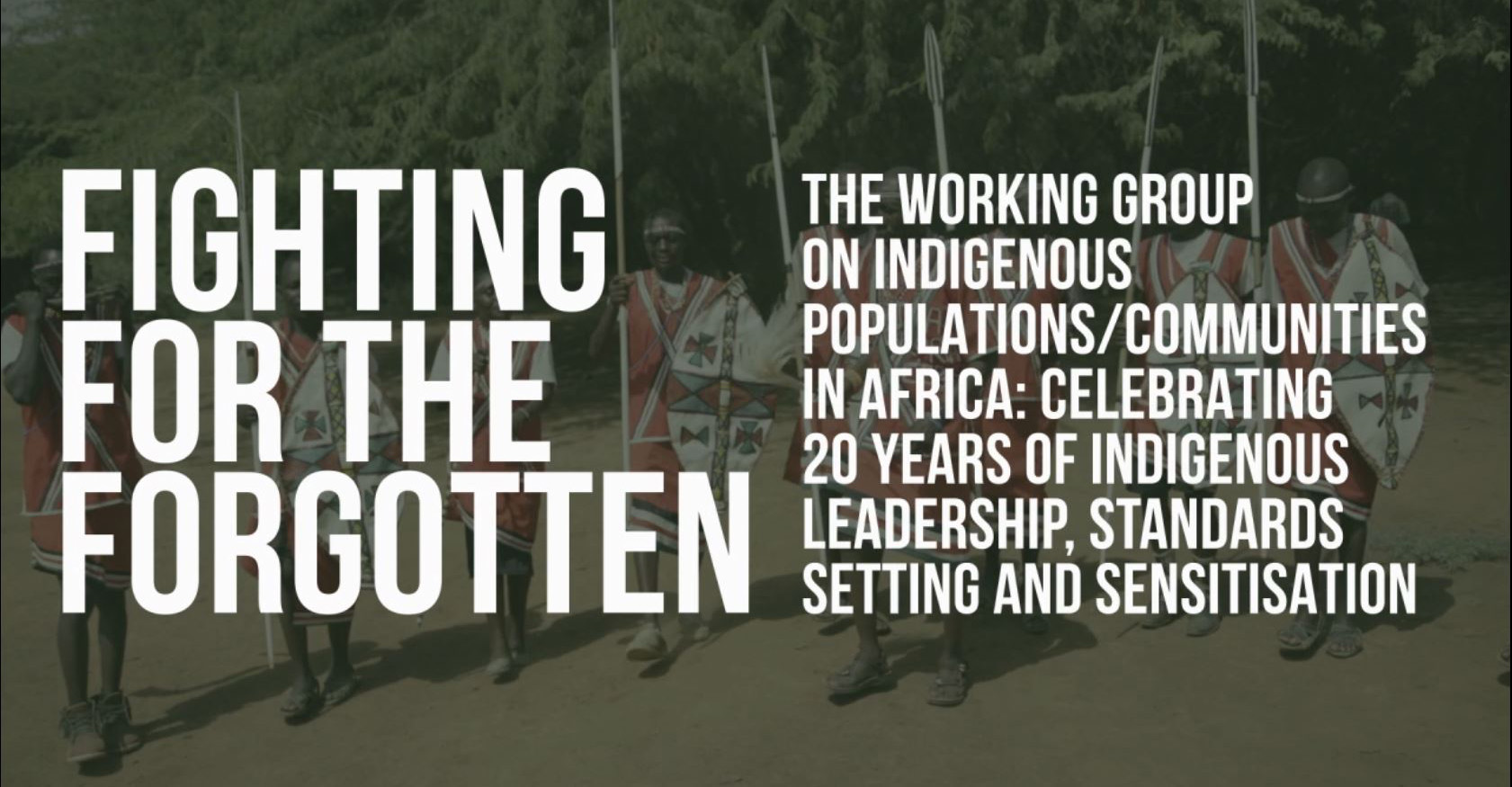 Fighting for the Forgotten: The Working Group on Indigenous Populations / Communities in Africa