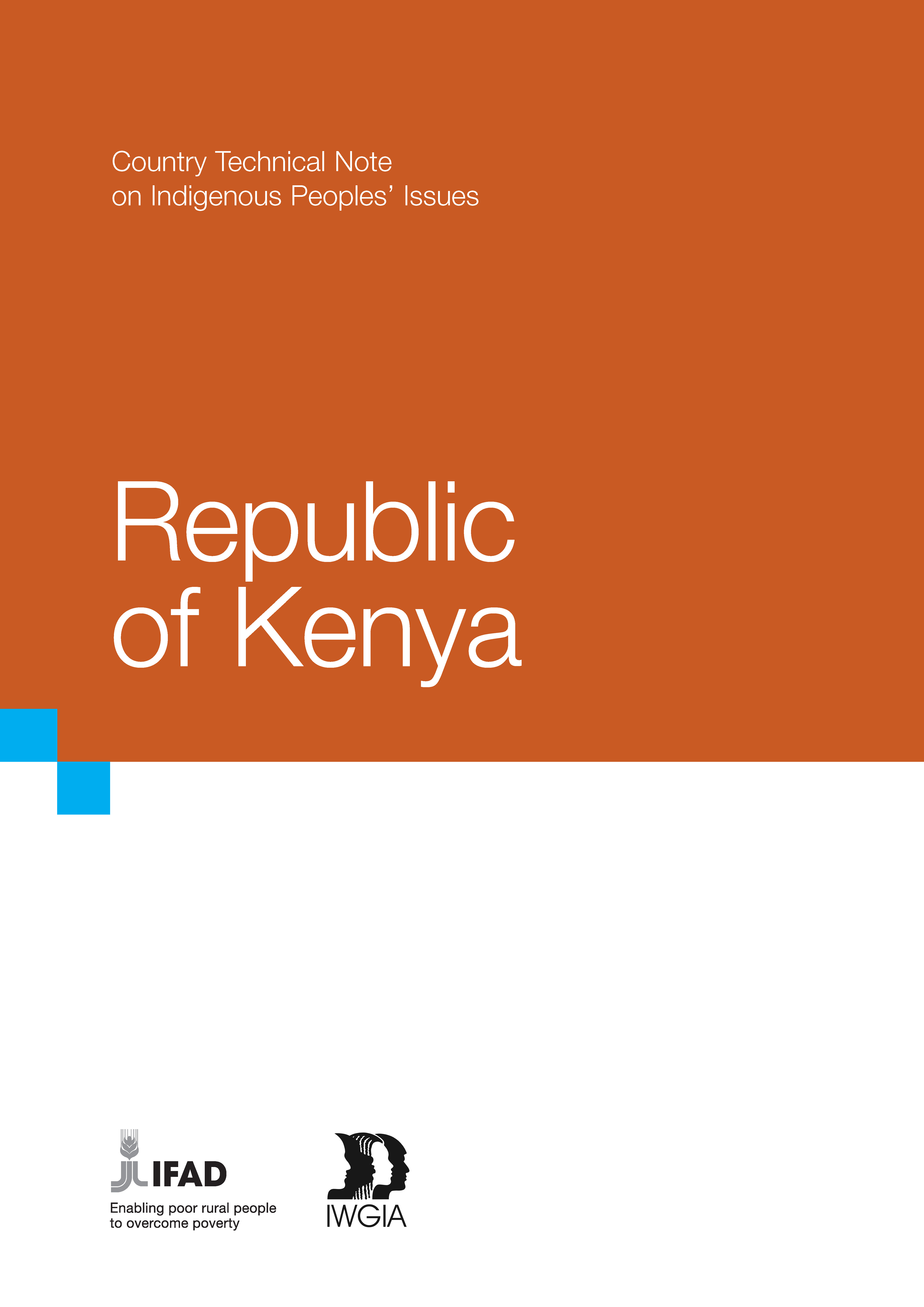 Country Technical Note on Indigenous Peoples' Issues Republic of Kenya