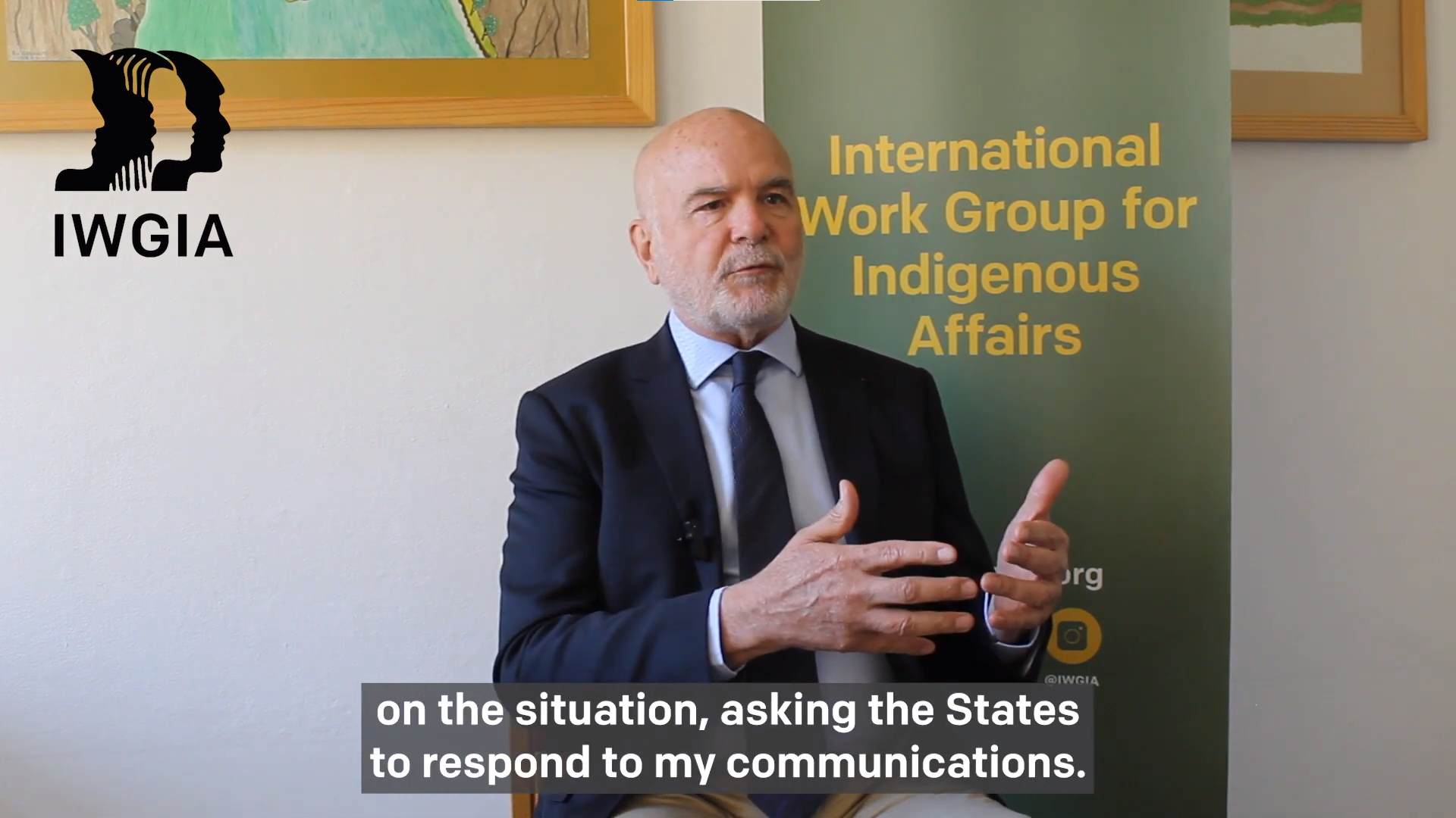 IWGIA Interview: Special Rapporteur on Environmental Defenders, Mr. Michel Forst
